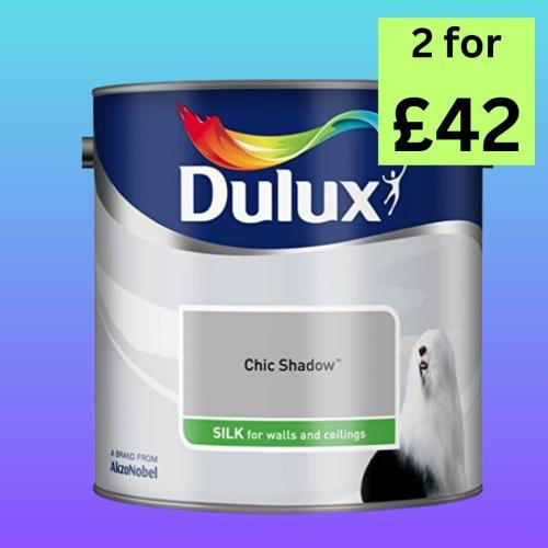 Dulux Silk 2.5L Emulsion Paint (Full Range) 1 Dulux Silk 2.5L Emulsion Paint (Standard)