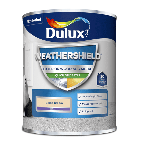 Dulux Weathershield QD Exterior Satin 750ml - Colours 1 Dulux Weathershield QD Exterior Satin 750ml