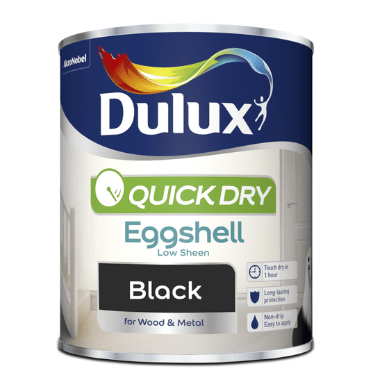 Dulux Quick Dry Eggshell 750ml - Colours (Full Range) 1 Dulux Quick Dry Eggshell 750ml - Colours (Full Range)