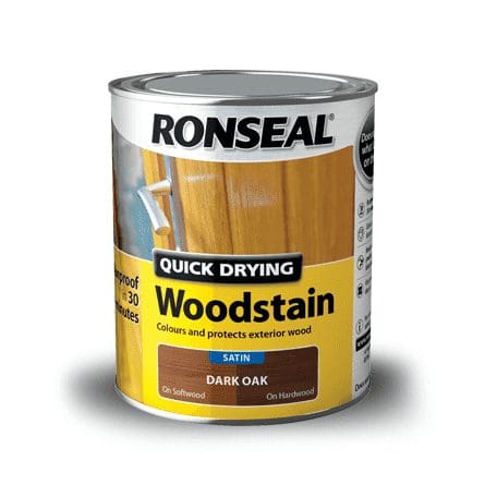 Ronseal Quick Drying Wood Stain 750ml 1 Ronseal Quick Drying Wood Stain 750ml