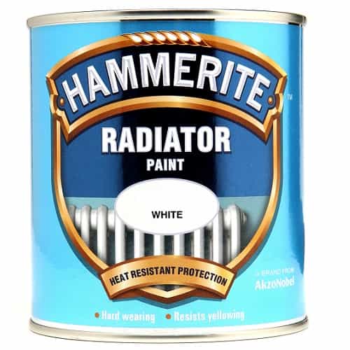 Hammerite Radiator Paint Gloss & Satin - White 1 Hammerite Radiator Paint