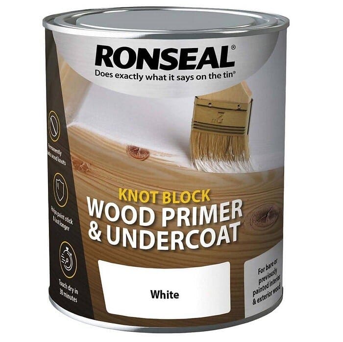 Ronseal Knot Block Wood Primer and Undercoat 1 Ronseal Knot Block