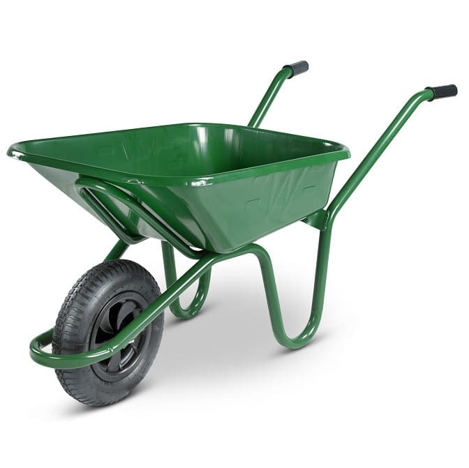 Endurance Green 90L Wheelbarrow - Pneumatic Tyre EGP (Made in UK) 1 Endurance green