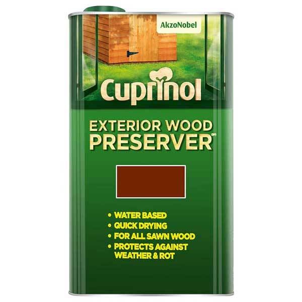 Cuprinol Exterior Wood Preserver 5L - Colours 1 Cuprinol Exterior Wood Preserver