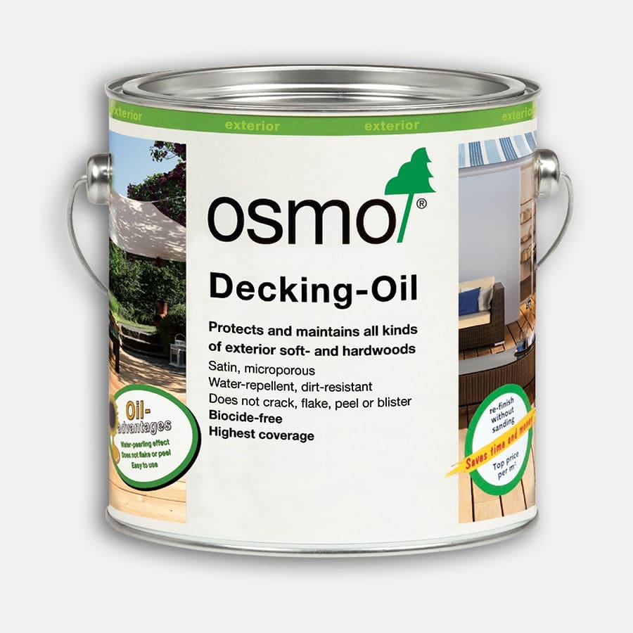 Osmo Decking Oil Teak (Clear) 2.5L 1 Osmo Decking Oil