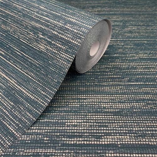 Gilded Texture Emerald Wallpaper