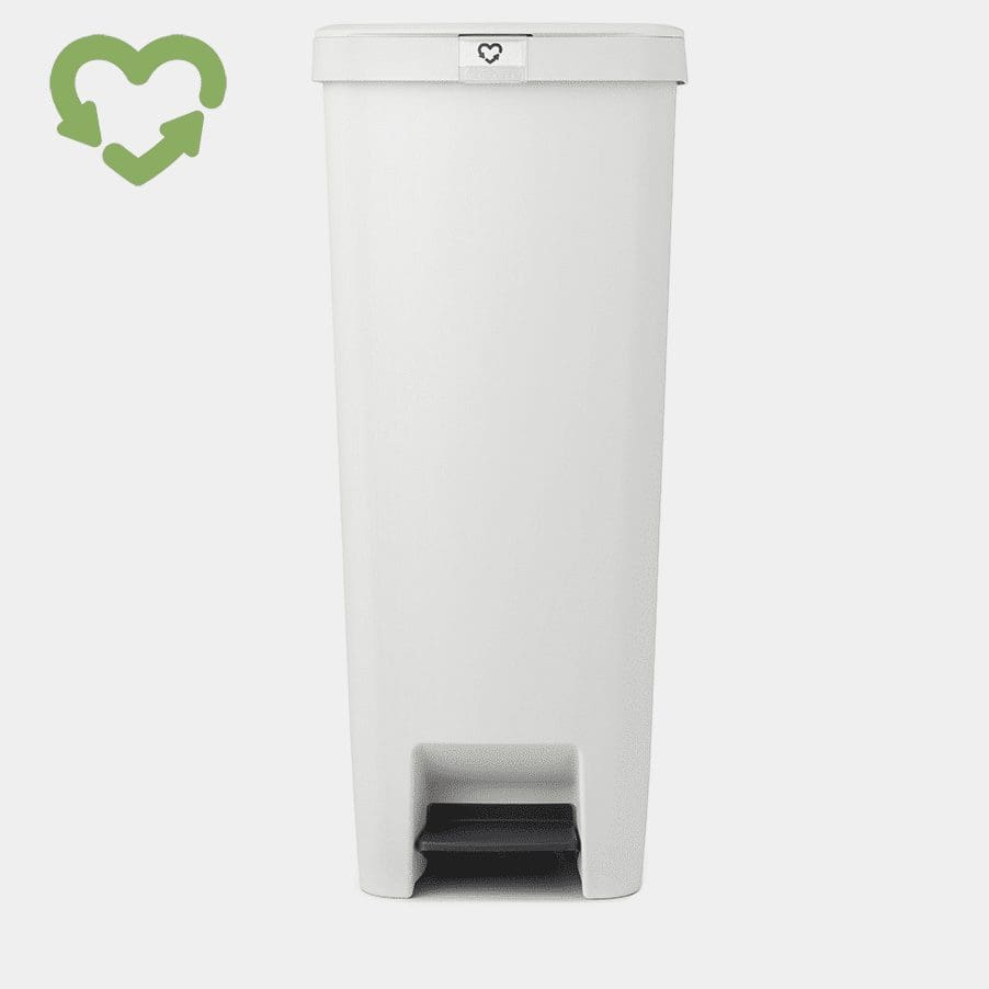 Brabantia Step Up Pedal Bin 40L - Light Grey - 800009 1 Brabantia Step Up Pedal Bin 40L - Light Grey - 800009