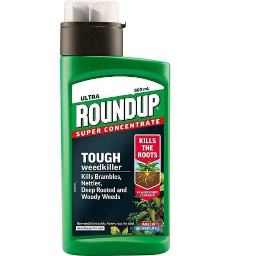 Roundup Ultra Tough Weedkiller Concentrate 500ml 1 Roundup Ultra Tough Weedkiller Concentrate 500ml