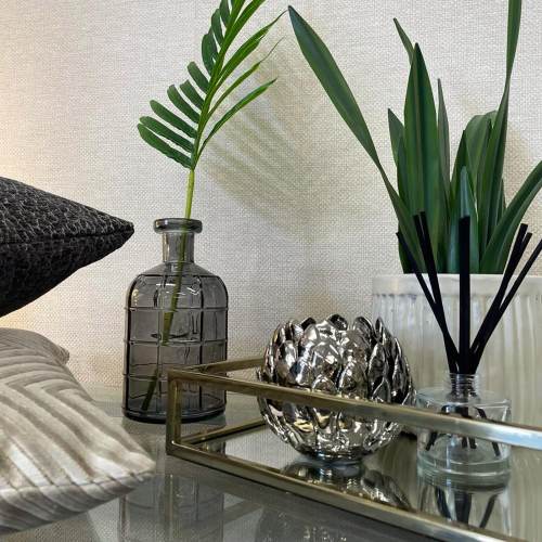 Palm Tree Texture Cream Wallpaper