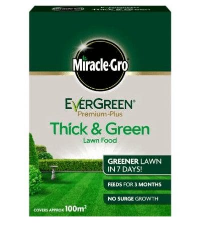 Miracle Gro Evergreen Premium Plus Thick Green Lawn Food 100M2 1 Miracle Gro Evergreen Premium Plus Thick Green Lawn Food 100M2