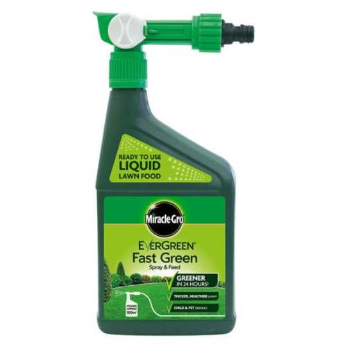 Miracle-Gro Fast Green Spray & Feed Lawn Food 1 Miracle-Gro Evergreen Fast Green Spray & Feed