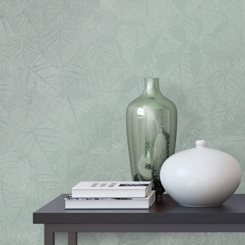 Elmwych Green Wallpaper