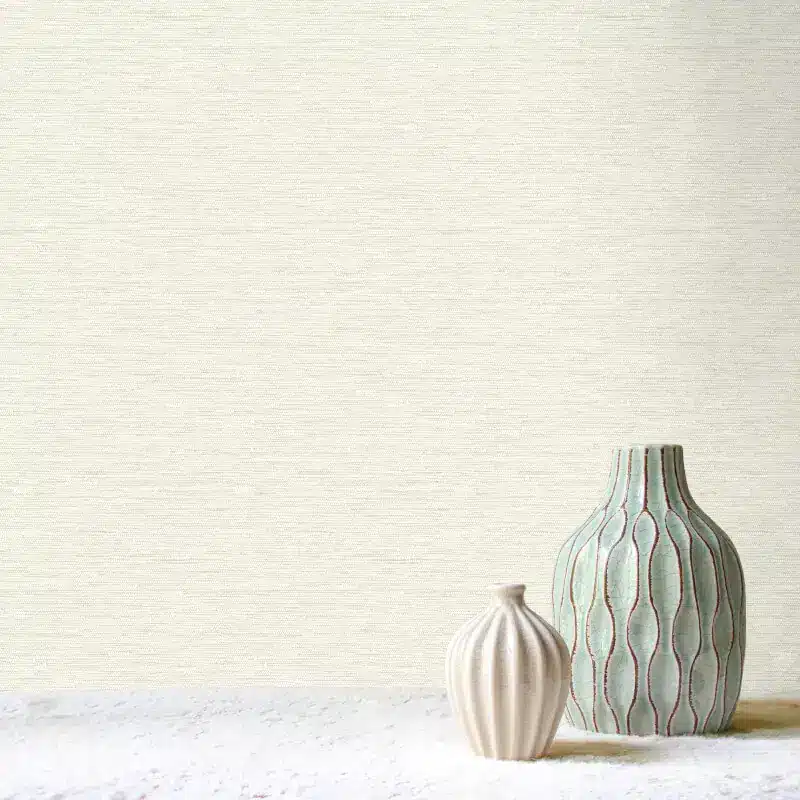 Miya Grasscloth Cream Wallpaper