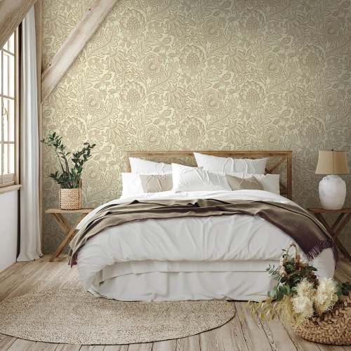Fenhurst Trail Beige Wallpaper