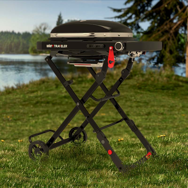 Weber Traveler Compact Portable Gas BBQ 2 Weber Traveler Compact Gas BBQ