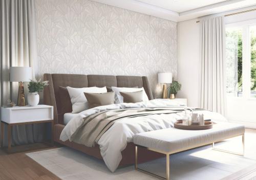 Allegra White Wallpaper 1 Allegra White Wallpaper