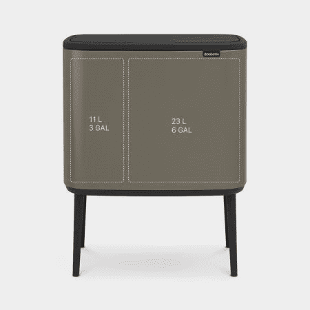 Brabantia Bo Touch Bin 11 + 23L Platinum (316142) 2 Brabantia Bo Touch Bin 11 + 23L Platinum (316142) - Image 2