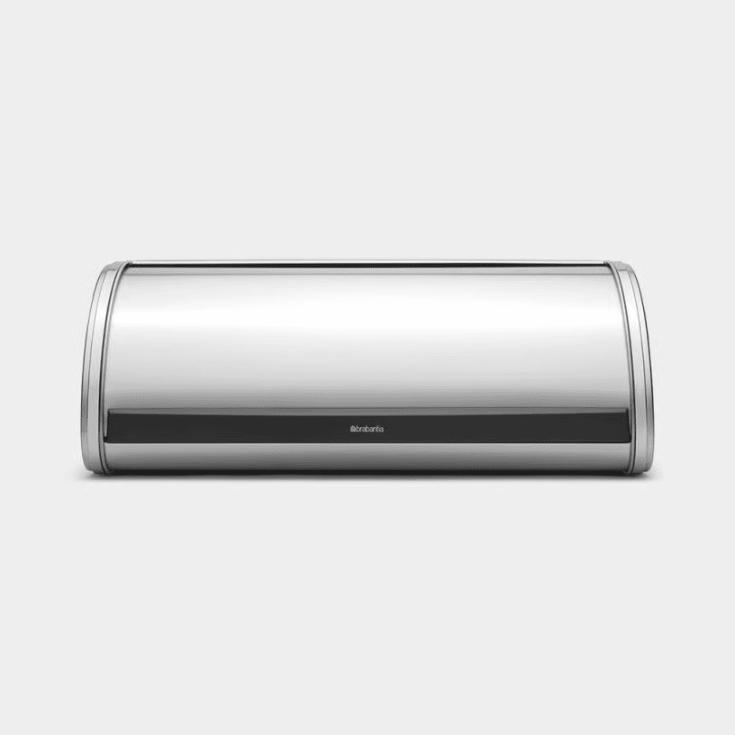 Brabantia Roll Top Bread Bin Matt Steel 1 Brabantia Roll Top Bread Bin Matt Steel