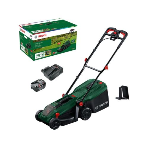 Bosch Rotak 18V-34 Cordless Lawn Mower (1x4.0Ah) 1 Bosch Rotak 18V-34 Cordless Lawn Mower
