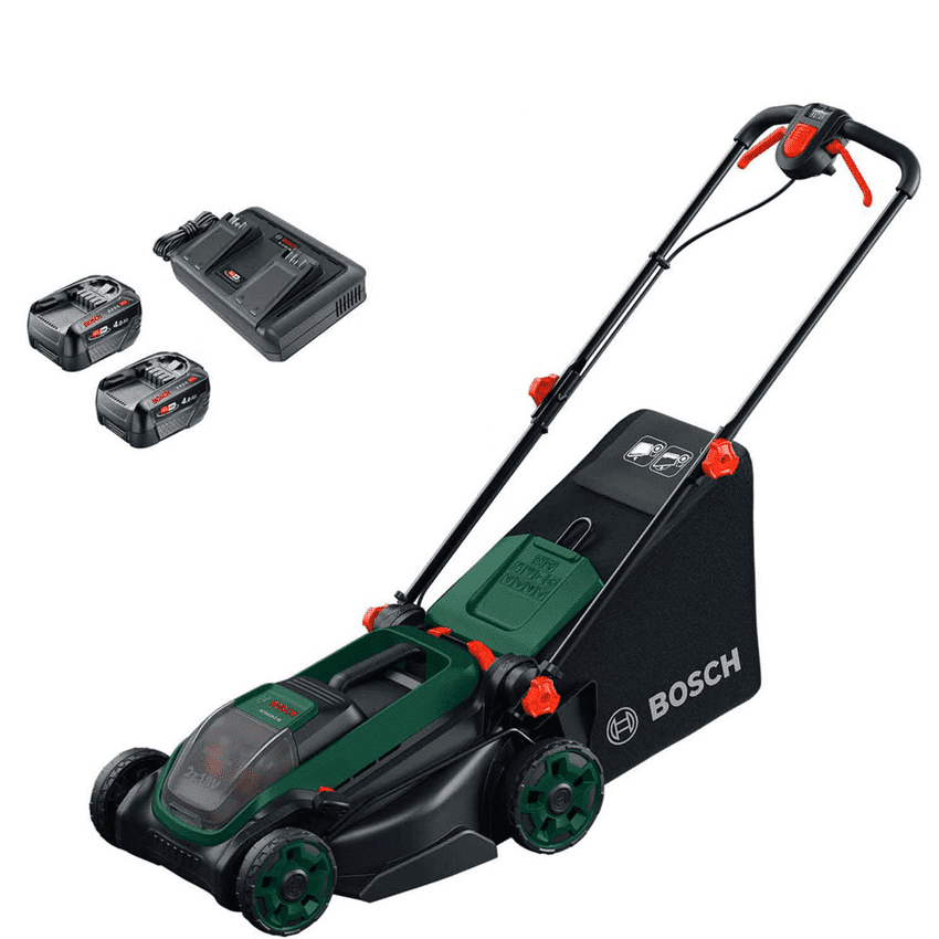 Bosch Rotak 18V2-38 Cordless Lawn Mower (2x4.0Ah) 1 Bosch Rotak 18V2-38 Cordless Lawn Mower