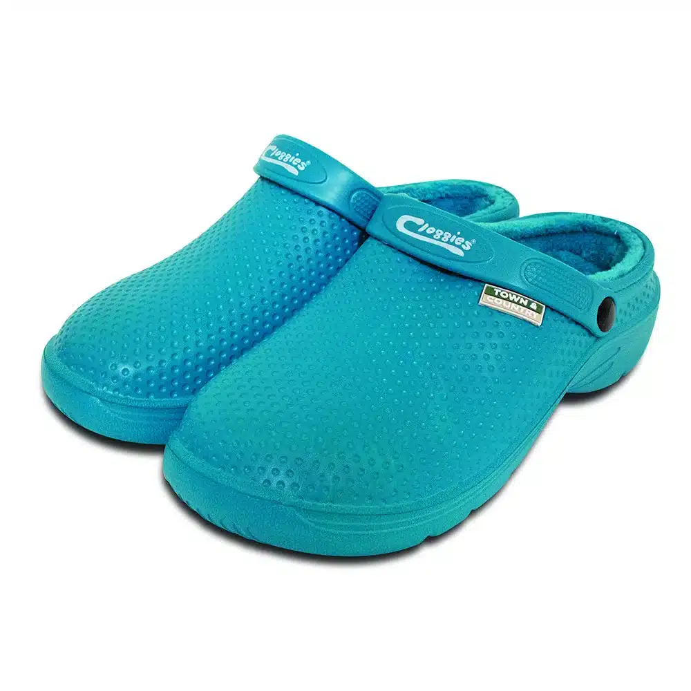 T&C Fleecy Cloggies Teal (Sizes 4-11) 1 T&C Fleecy Cloggies Teal