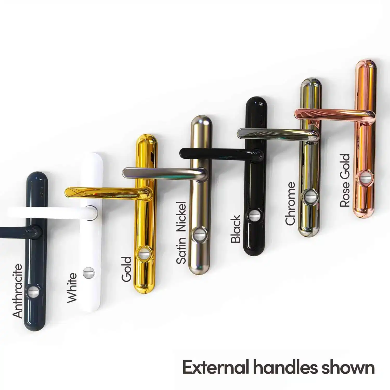 Ultion 2 Star PLUS Security Door Handles (Below Handle) 3 Ultion 2 Star Security Door Handles