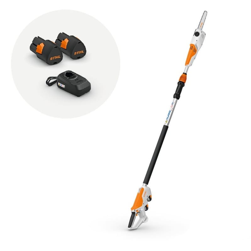 STIHL HTA 30 Cordless Pole Pruner Set – 2 Batteries 1 STIHL HTA 30 Cordless Pole Pruner